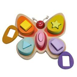Zeige Details für Steckspiel Schmetterling Bild von Steckspiel Schmetterling