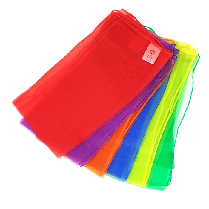 Bild von Jongliertuch 60cm 6er Set