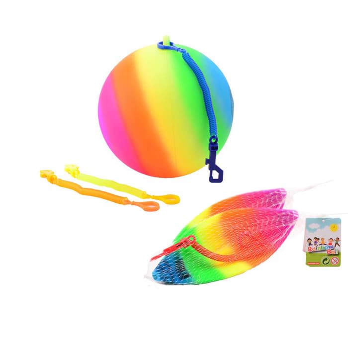 Bild von 3er Set Regenbogenball mit Schnur