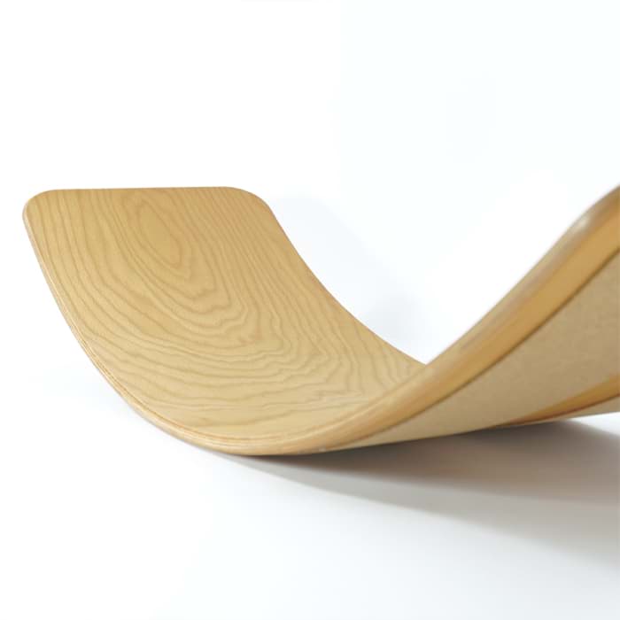 Bild von das.Brett - Balance Board natur geölt mit Kork