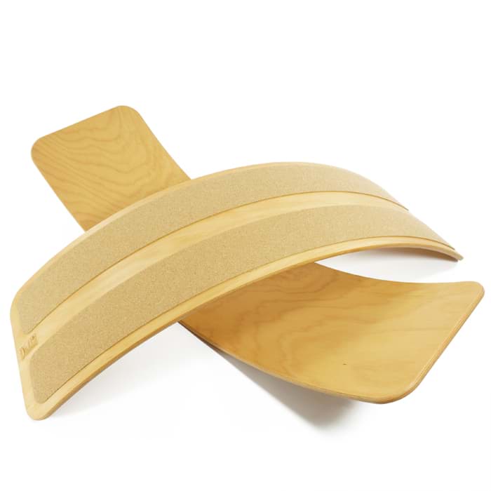Bild von das.Brett - Balance Board natur geölt mit Kork