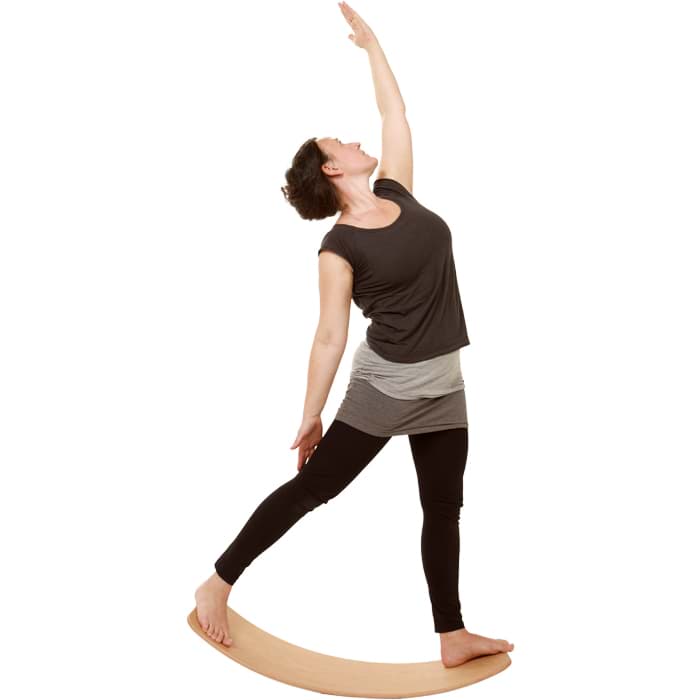 Bild von das.Brett - Balance Board natur geölt mit Kork
