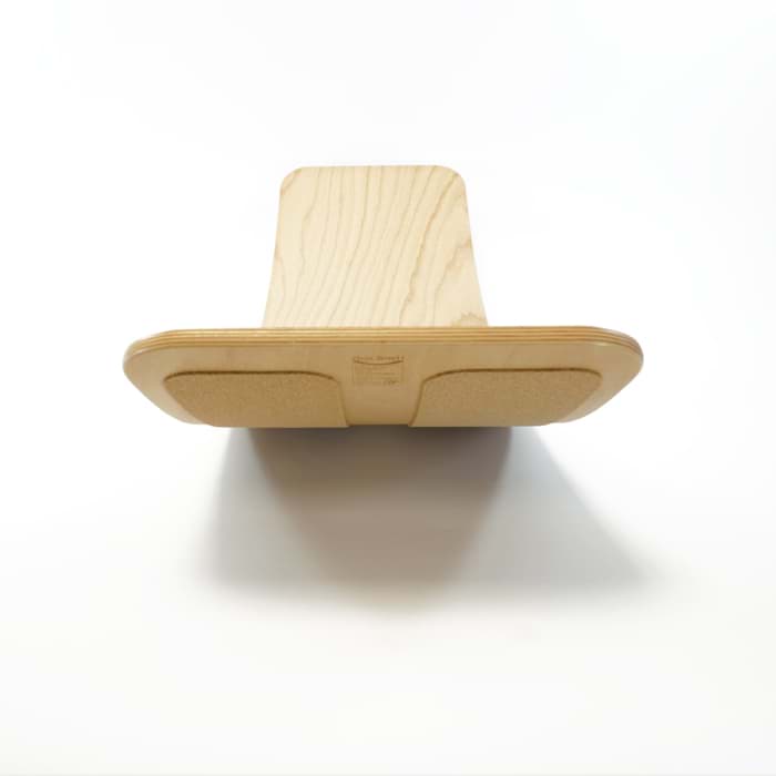 Bild von das.Brett - Balance Board natur klar lackiert mit Kork