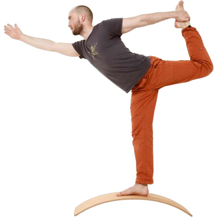 Bild von das.Brett - Balance Board natur klar lackiert