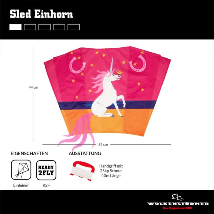 Bild von Sled Einhorn