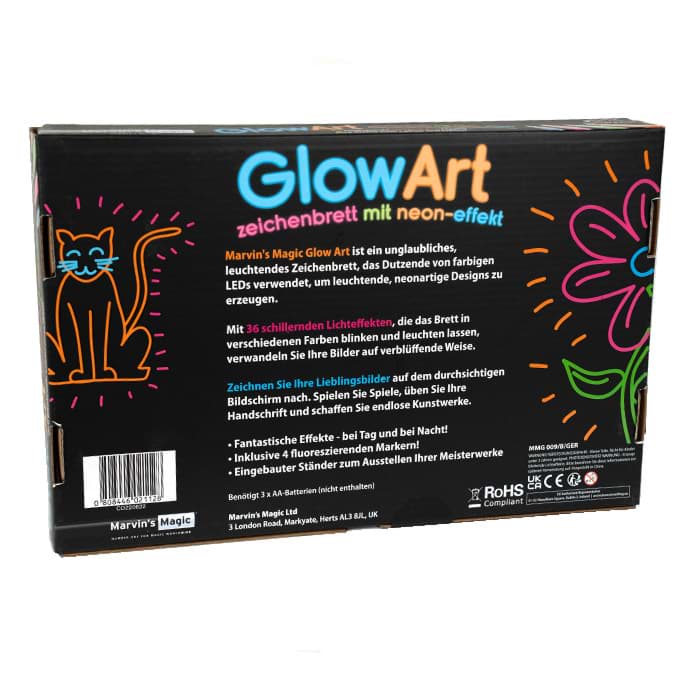 Bild von MARVIN'S MAGIC Glow Art - Zeichenbrett mit Neon-Effekt